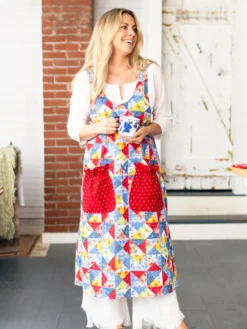 Primary Patchwork Apron - Multi
