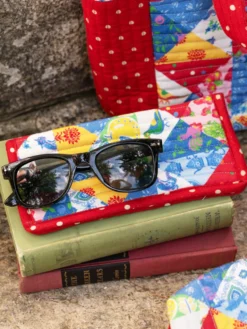Primary Patchwork Eyeglass Case - Multi