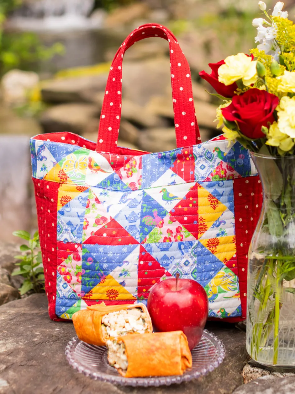 Primary Patchwork Lunch Bag - Multi