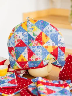 Primary Patchwork Tea Cozy - Multi