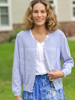Primavera Cardigan - Periwinkle