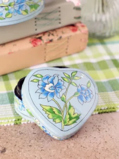 Pushkar Heart Box - Blue