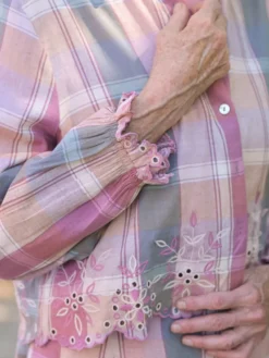 Quiet Morning Blouse - Amethyst