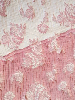 Rebecca's Matelasse Blanket - Rose