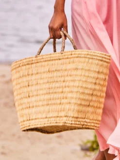 Reed Shopper Basket