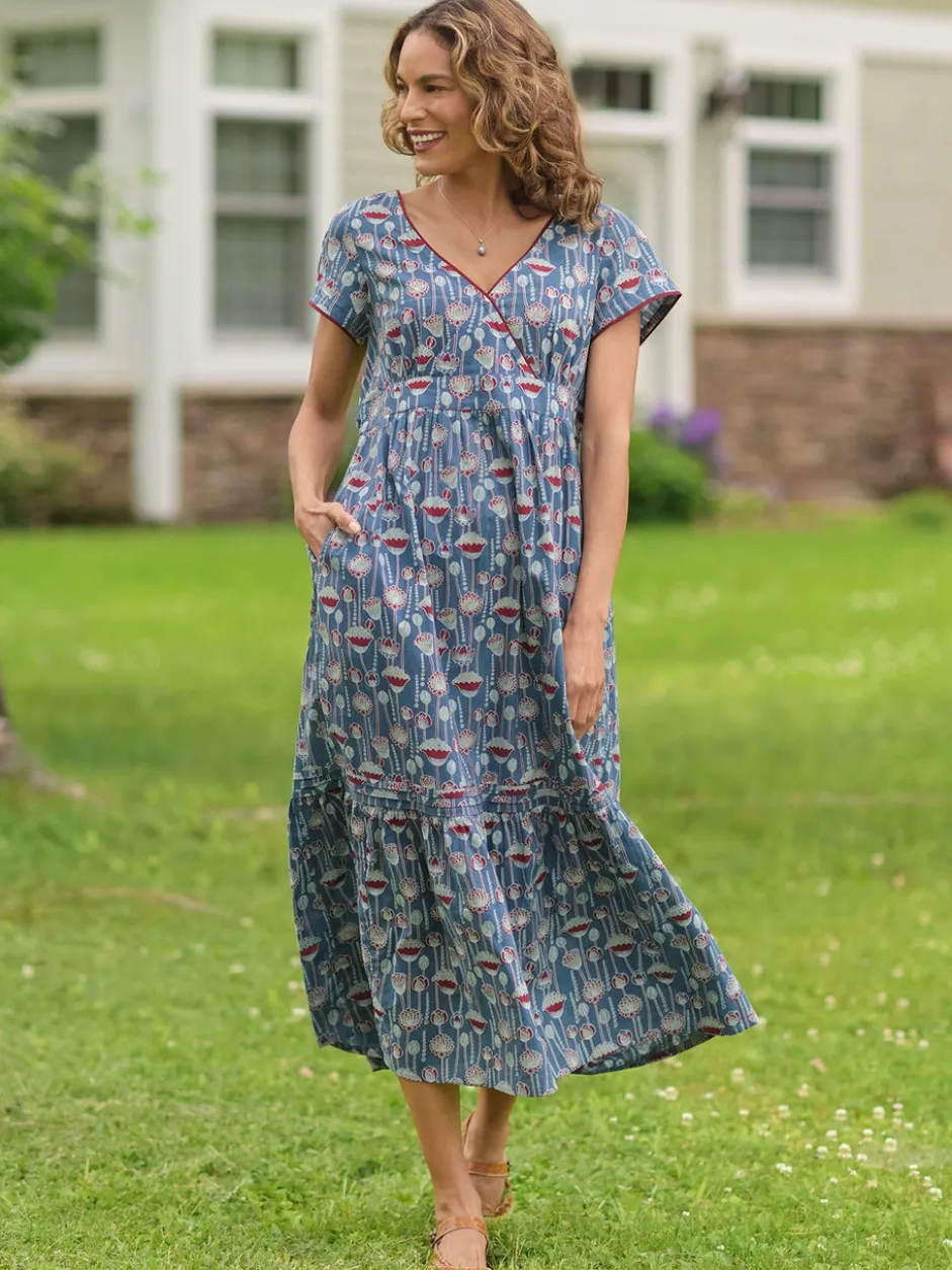 Rise Up Hostess Dress - Indigo