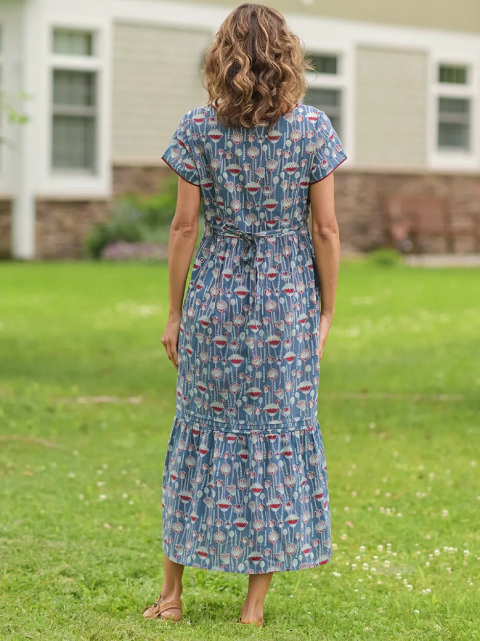 Rise Up Hostess Dress - Indigo