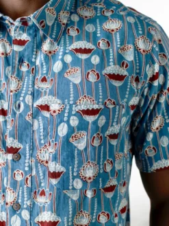 Rise Up Shirt - Indigo