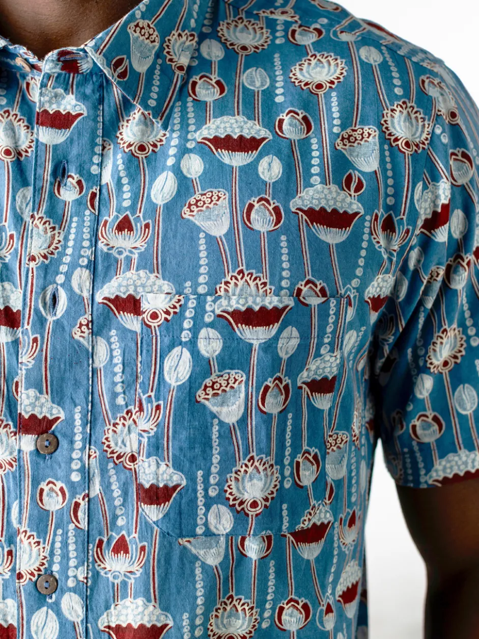 Rise Up Shirt - Indigo