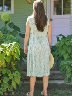 Rosalyn Sleeveless Dress - Aqua