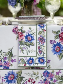Russian Chintz Napkin Set of 4 - Ivory