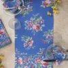 Russian Chintz Runner - Blue