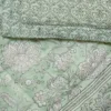 Sadie Block Print Throw - Sage