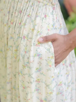 Samantha Romance Dress - Cream