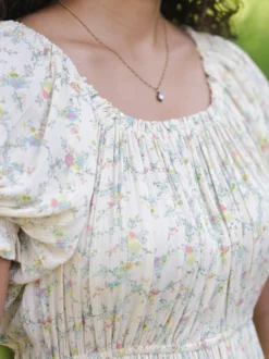 Samantha Romance Dress - Cream
