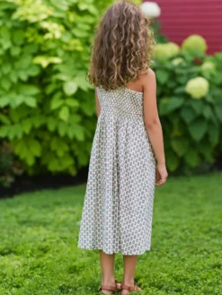 San Remo Kids Dress - White