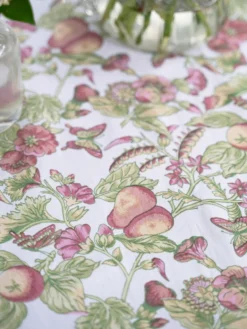 Savannah Round Cloth - Ivory