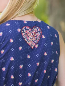 Seascape Dress - Navy