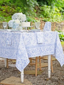 Secret Garden Tablecloth - Periwinkle