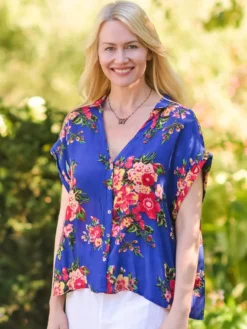 Sikkim Blouse - Blue