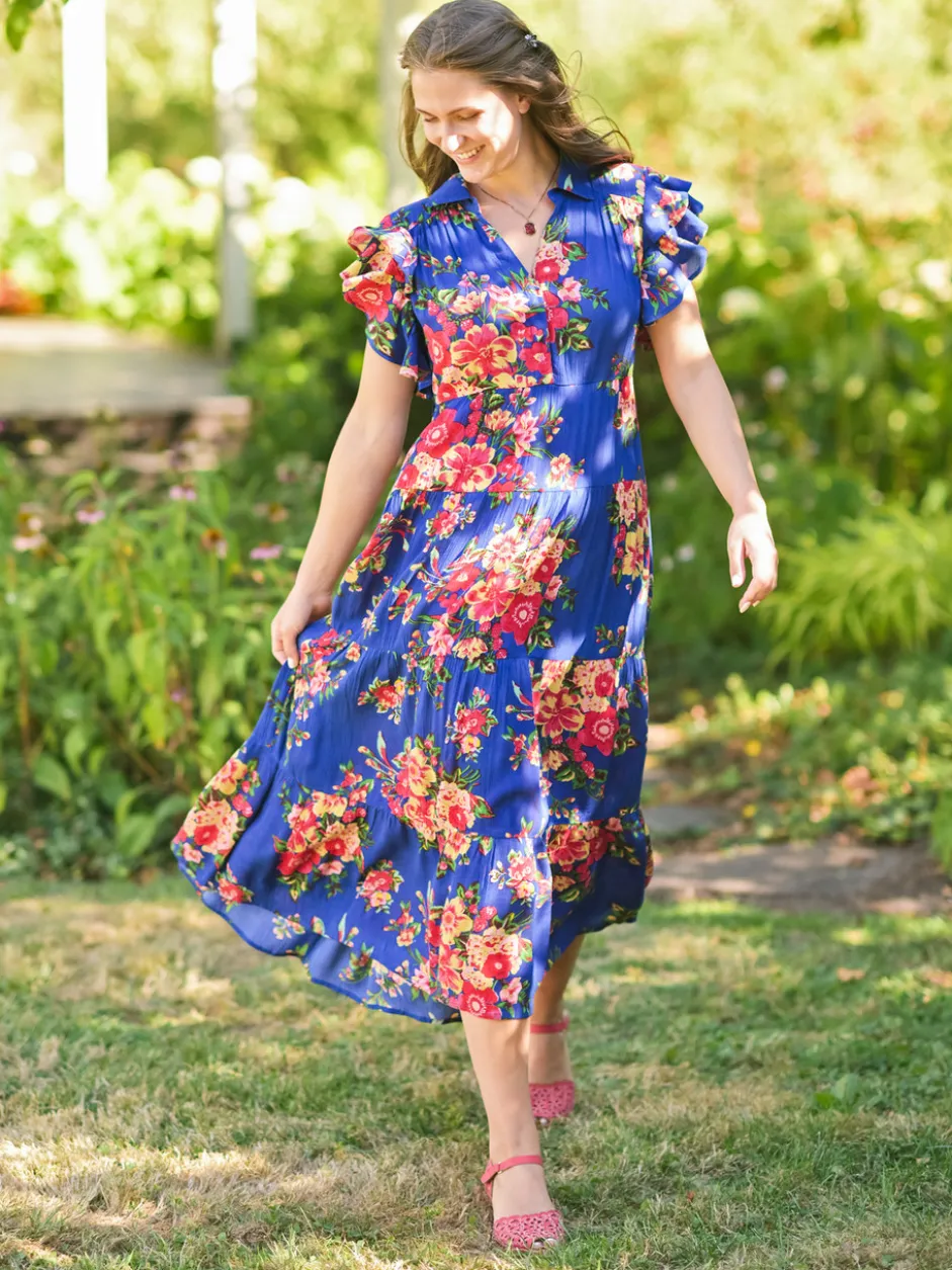 Sikkim Dress - Blue
