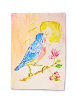 Singing Bird Tea Towel