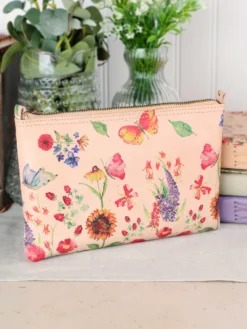 Sister Garden Leather Pouch - Multi