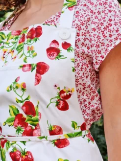 Strawberry Basket Chef Apron