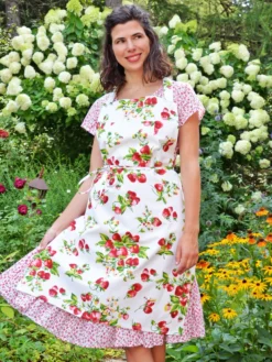 Strawberry Basket Chef Apron
