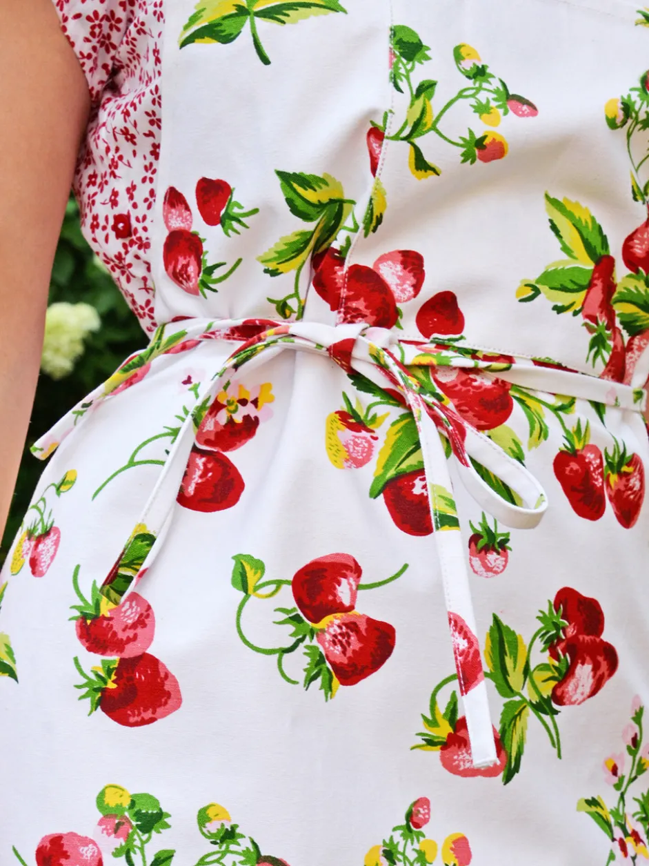 Strawberry Basket Chef Apron