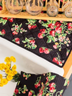 Strawberry Drying Mat - Black