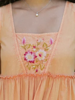 Summer Hour Dress - Apricot