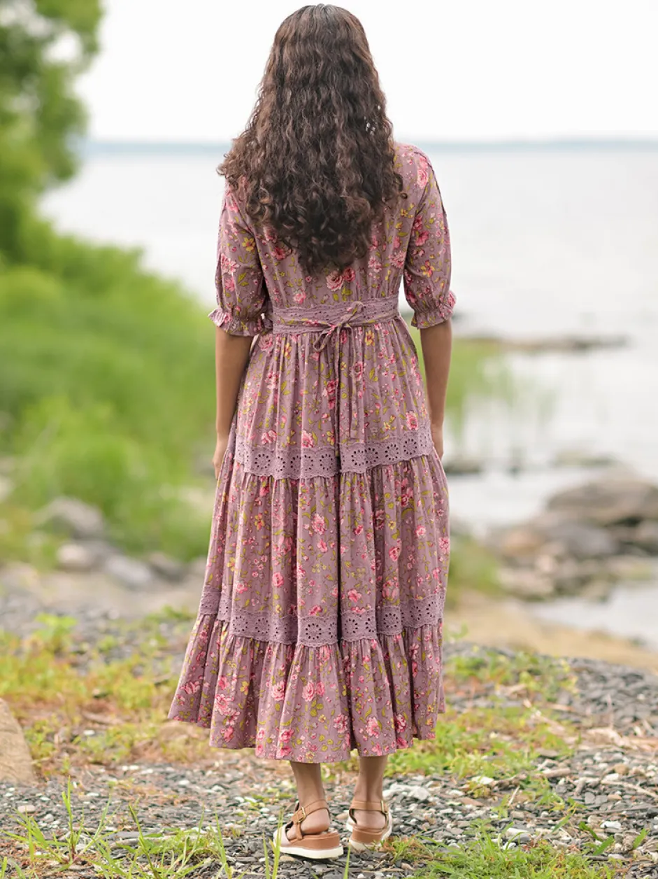 Sunday Rose Prairie Dress - Amethyst