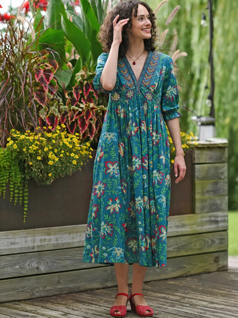 Tatiana Dress - Dark Teal