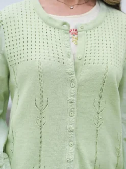 Tea Shop Sweater - Sage