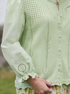 Tea Shop Sweater - Sage