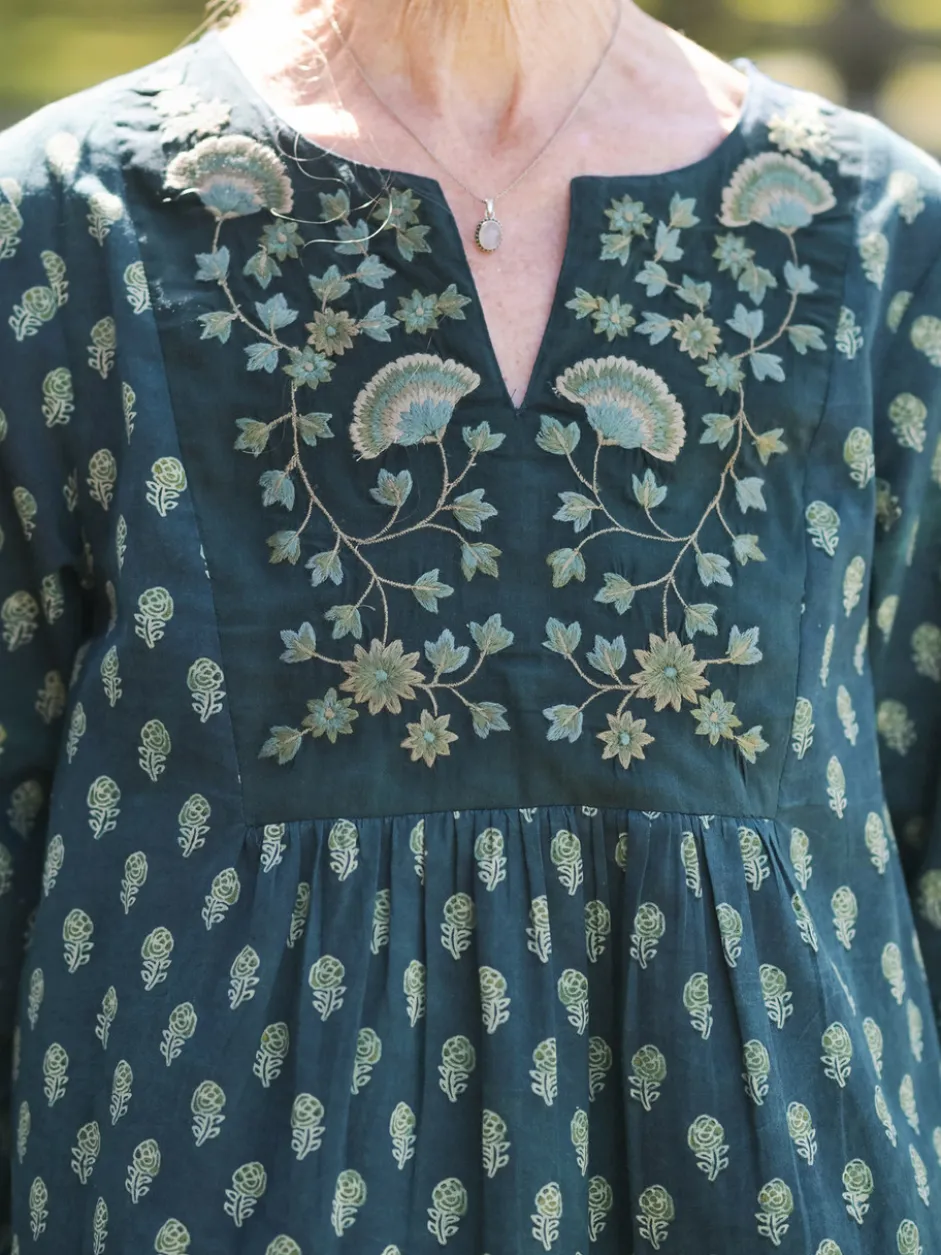 The Artist Tunic - Indigo