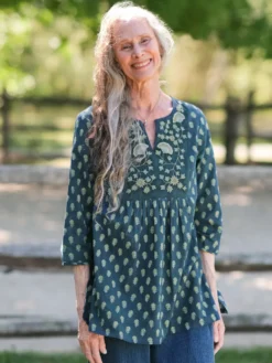 The Artist Tunic - Indigo