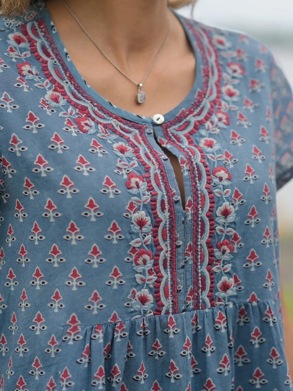 Total Hippie Indigo Tunic - Indigo