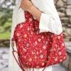 Travellin' Quilted Bag - Heather Red