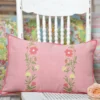 Trellis Cushion Cover - Pink