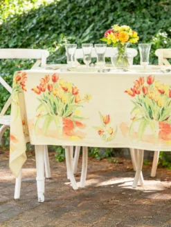 Tulips Watercolor Tablecloth