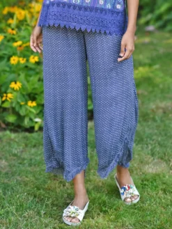 Tuscan Dot Pant - Blue