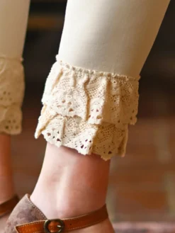 Tutu Legging - Ecru