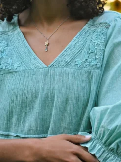 Twyla Dress - Sunwashed Turquoise
