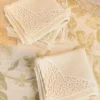 Versailles Linen Napkin Set of 4 - Antique