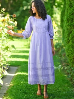 Victoriana Dress - Periwinkle