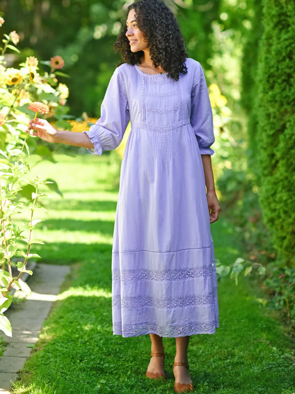 Victoriana Dress - Periwinkle