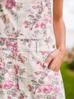 Victorian Rose Short Overall