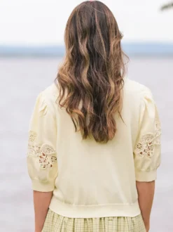 Vienna Romance Sweater - Ecru